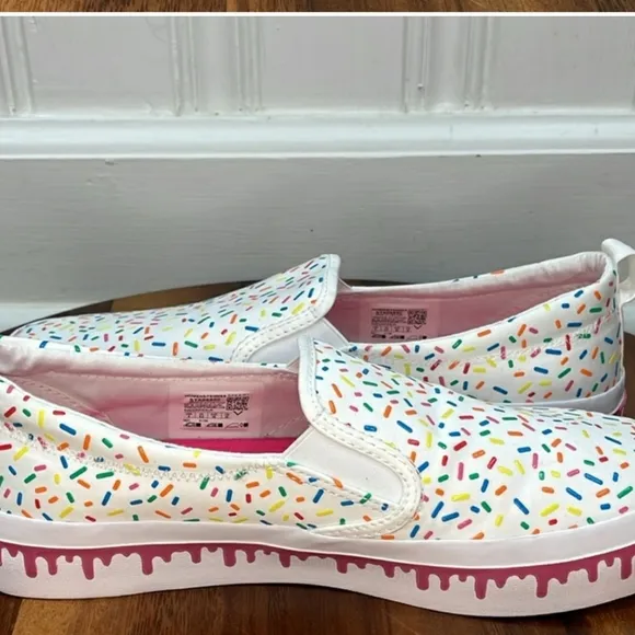 NWT SPERRY Top Sider Sprinkle Baby Jimmie Slipons Boat Wet Park Day Tennis Shoes