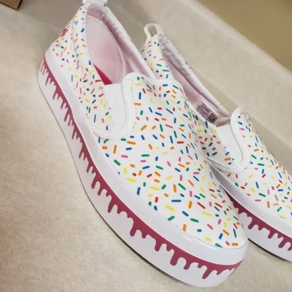 NWT SPERRY Top Sider Sprinkle Baby Jimmie Slipons Boat Wet Park Day Tennis Shoes