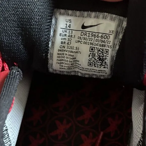 Ohio State Buckeyes Nike Air Zoom Pegasus 39 Running Shoe Size 14 DR1966-600