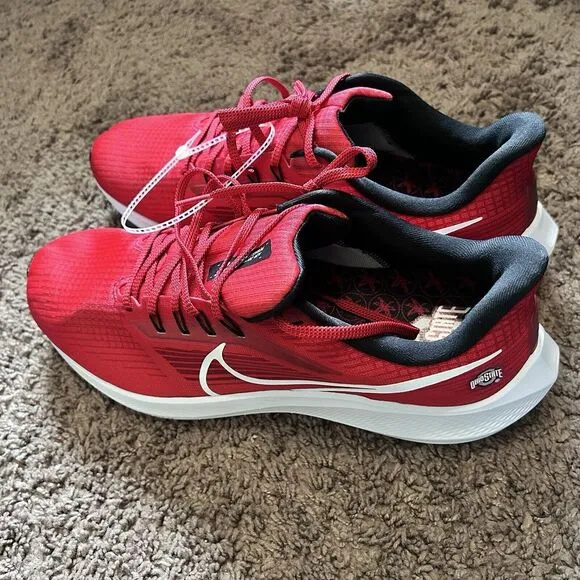 Ohio State Buckeyes Nike Air Zoom Pegasus 39 Running Shoe Size 14 DR1966-600