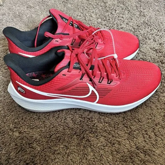 Ohio State Buckeyes Nike Air Zoom Pegasus 39 Running Shoe Size 14 DR1966-600