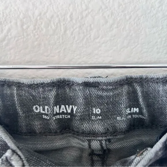 Old Navy Boys Denim Lot of 4 Skinny Fit Jeans | Size 10 Slim | Stretch