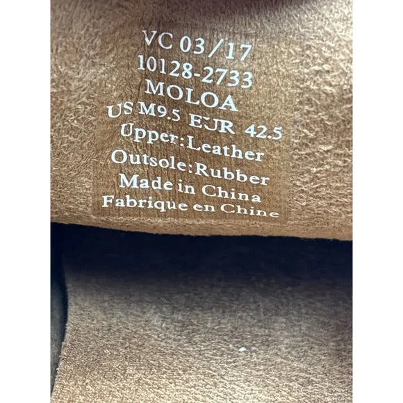 OluKai Mens Moloā Brown Suede Flat Slip On Loafers Shoes 9.5M