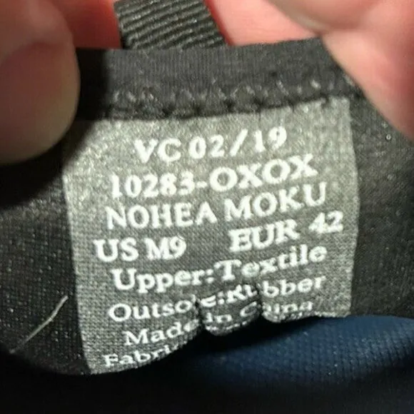 OLUKAI Nohea Moku Casual Shoes Men's Size 9 Black -used