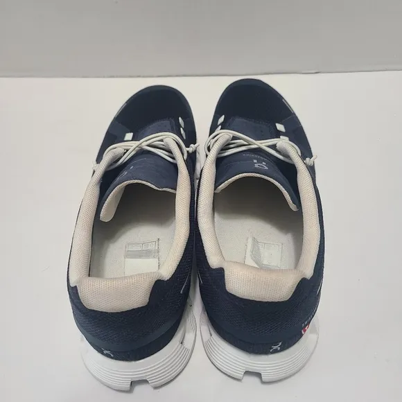 On Cloud 5 Men's Navy Blue Athletic Speed Lace Running Training Shoe Size 8.5