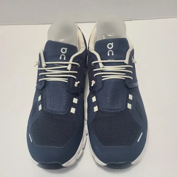 On Cloud 5 Men's Navy Blue Athletic Speed Lace Running Training Shoe Size 8.5