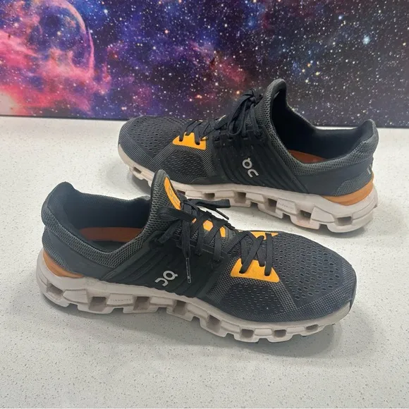 On Cloud Cloudswift 3 Running Shoes Rock/Tumeric Men’s Size 8.5 41.98397