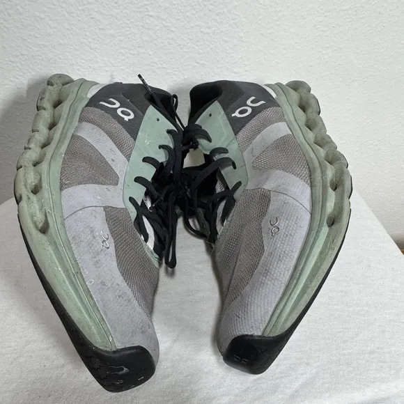 On Cloud Men’s Cloudrunner Alloy Moss Grey Sage Green Athletic Sneakers Size 10