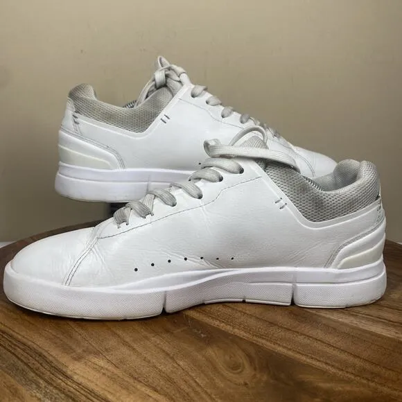 On Cloud The Roger Advantage Womens White Size 9 Athletic Tennis Running Shoes