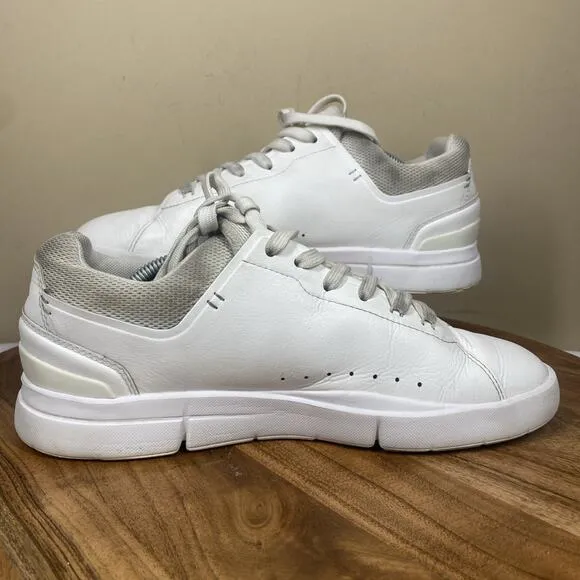 On Cloud The Roger Advantage Womens White Size 9 Athletic Tennis Running Shoes
