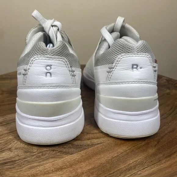 On Cloud The Roger Advantage Womens White Size 9 Athletic Tennis Running Shoes