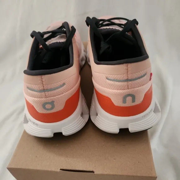 On Cloud X 3 Women Running Training Shoes Rose/Sand New Size 10M