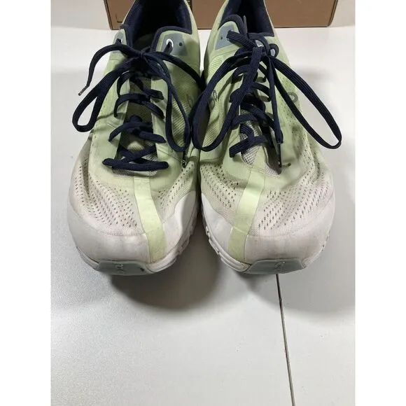 On CloudFlow Sneaker Men Size 12 Green Athletic Running Training‎ Shoes Comfort