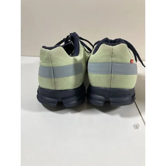 On CloudFlow Sneaker Men Size 12 Green Athletic Running Training‎ Shoes Comfort