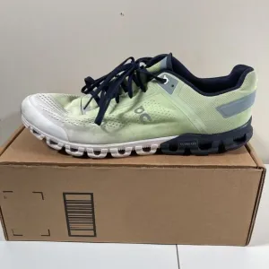On CloudFlow Sneaker Men Size 12 Green Athletic Running Training‎ Shoes Comfort