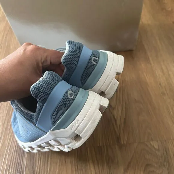 ON CLOUDSWIFT blue athletic training lace up shoes sneakers women's 6.5