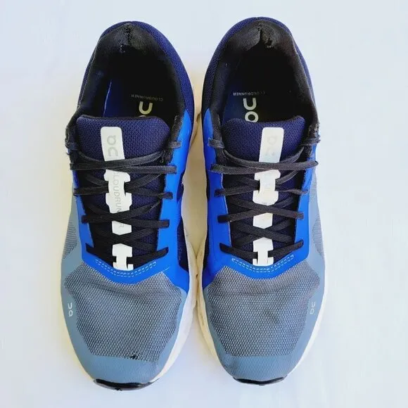 ON Men's Metal/Midnight Cloudrunner Running Athletic Shoes - size 9