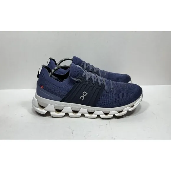 On Running Cloudswift 3 Mens Size 10 Blue Denim Midnight Athletic Training Shoes