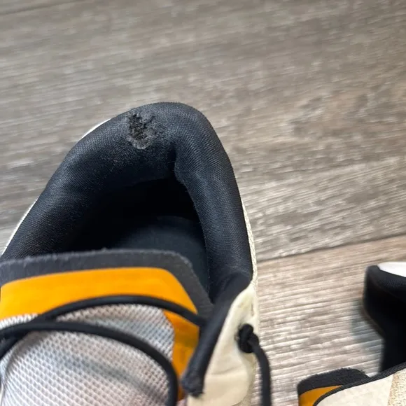On Running Shoes with Orange Accents woman’s size 9.5 (b43)