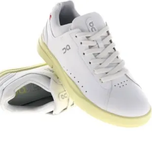 On Running THE ROGER Advantage White Hay Sneaker‎ Shoes Size 8 NEW WITH TAG