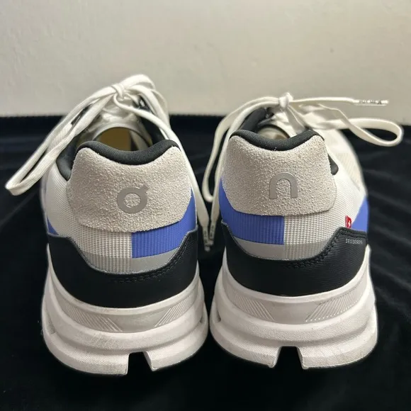 On Running White and Black Sneakers with Minimalist Design Sz 10.5