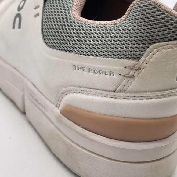 ON CLOUD Shoes Womens Size 7.5 White The Roger Sneaker Swiss Engineering Low Top