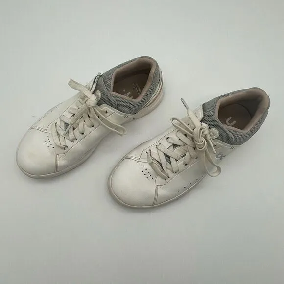 ON CLOUD Shoes Womens Size 7.5 White The Roger Sneaker Swiss Engineering Low Top