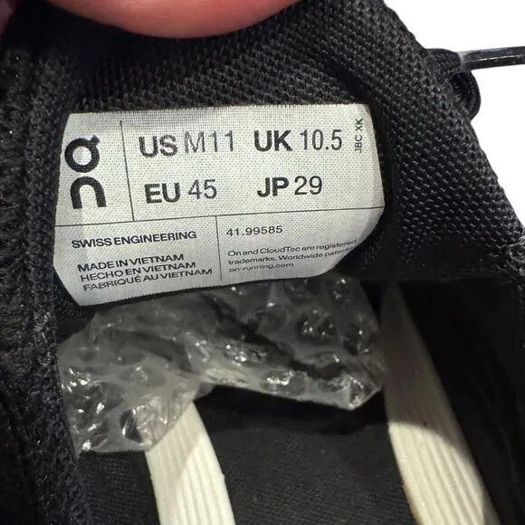 On Clouds On Men's Cloudswift Sneakers Black/Rock 11 men’s