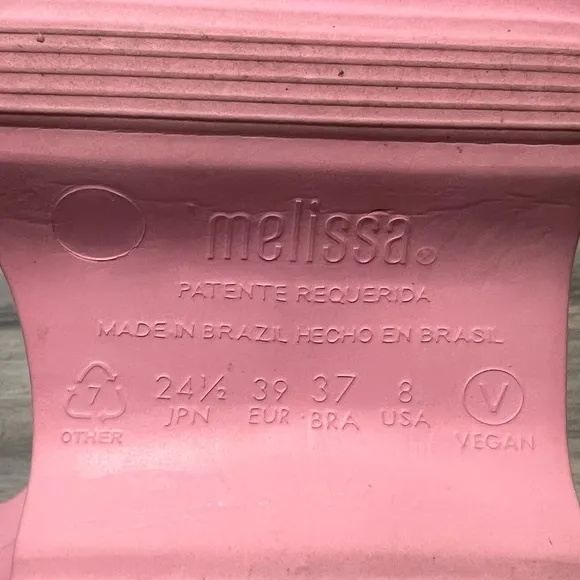 Original Melissa and Lazy Oaf 🌸 shoes Size 8 Pink perfect condition