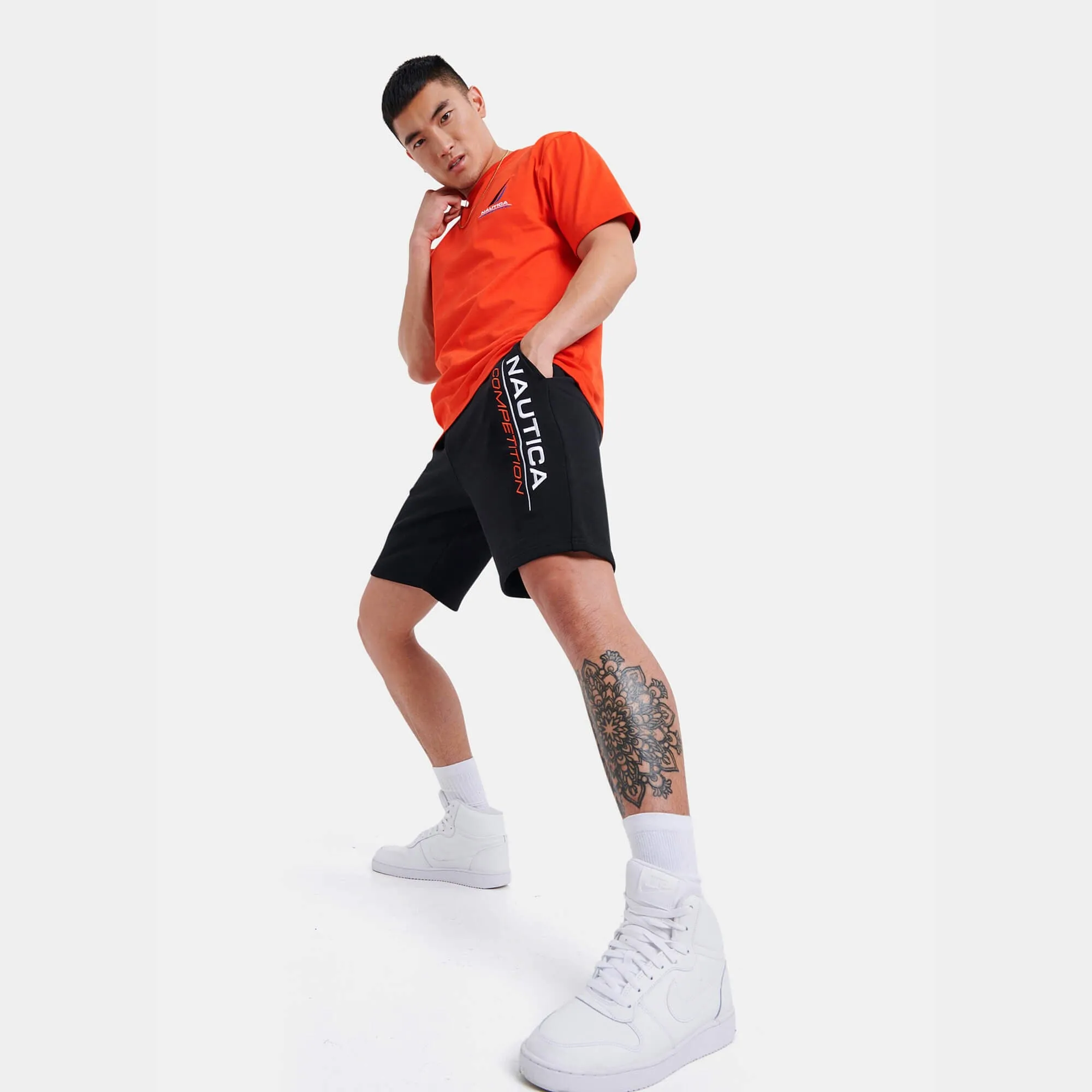 Šortky Nautica Dodger 2 - Fleece Short čierne