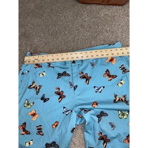 Paisley and Gray Mens Bahama Butterfly Twill Shorts W40