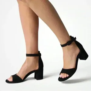 Paul Green | Lonnie Sandals | Designer Heels | Black | Size 4.5