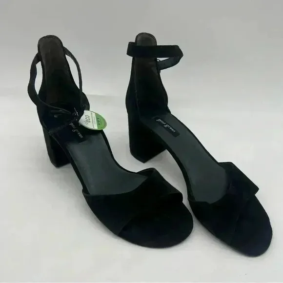 Paul Green | Lonnie Sandals | Designer Heels | Black | Size 4.5