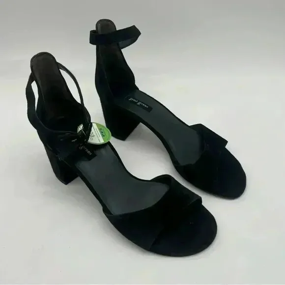 Paul Green | Lonnie Sandals | Designer Heels | Black | Size 4.5