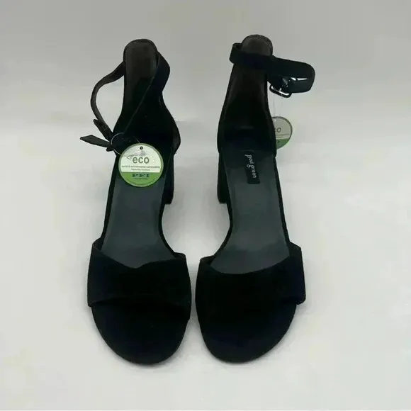 Paul Green | Lonnie Sandals | Designer Heels | Black | Size 4.5