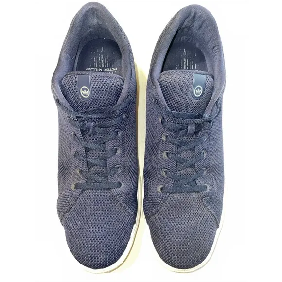 Peter Millar Men’s Athleisure Sneakers Size 13 M Blue Fabric Golf Tennis Outdoor