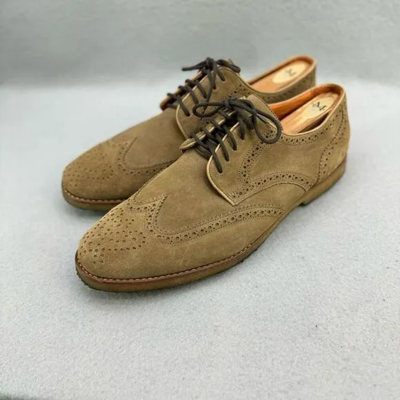 Peter Millar Suede Wingtip Oxford Shoes