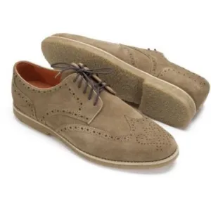 Peter Millar Suede Wingtip Oxford Shoes