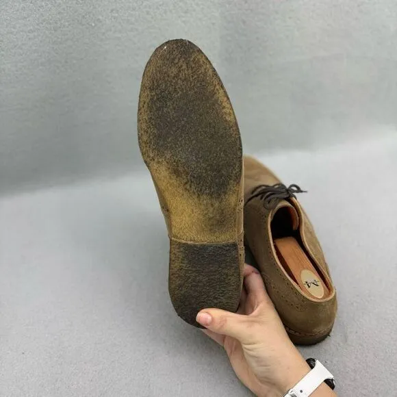 Peter Millar Suede Wingtip Oxford Shoes