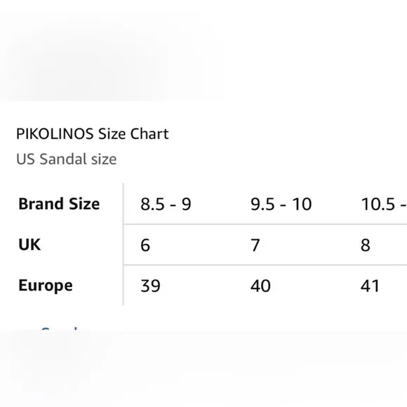Pikolinos Womens Capri W8f0725 Sandal Size 39 EU | 8.5-9.0 US
