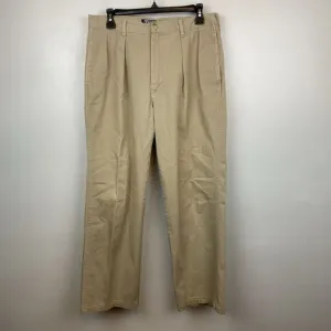 Polo Ralph Lauren pants men's 34x28.5 brown khaki chino USA made VTG Runs Small