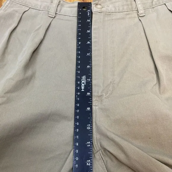 Polo Ralph Lauren pants men's 34x28.5 brown khaki chino USA made VTG Runs Small