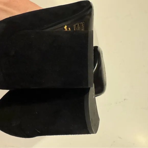 Prada Black Shoes Elegant Buckle Size 41