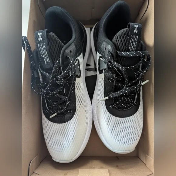 Project Rock Training Shoes in Black and White 10US Mens 11.5US Women's