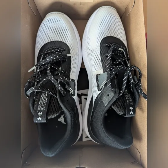 Project Rock Training Shoes in Black and White 10US Mens 11.5US Women's