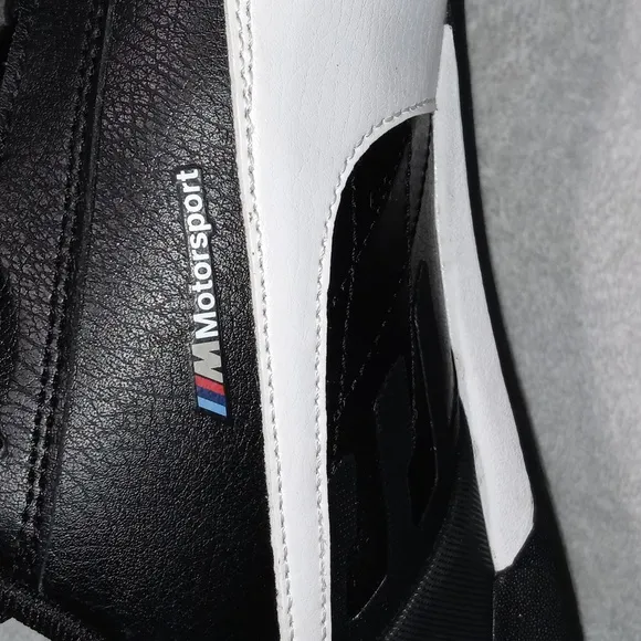 Puma BMW M Motorsport Sneakers Black Casual Shoes Size 9.5 Men's