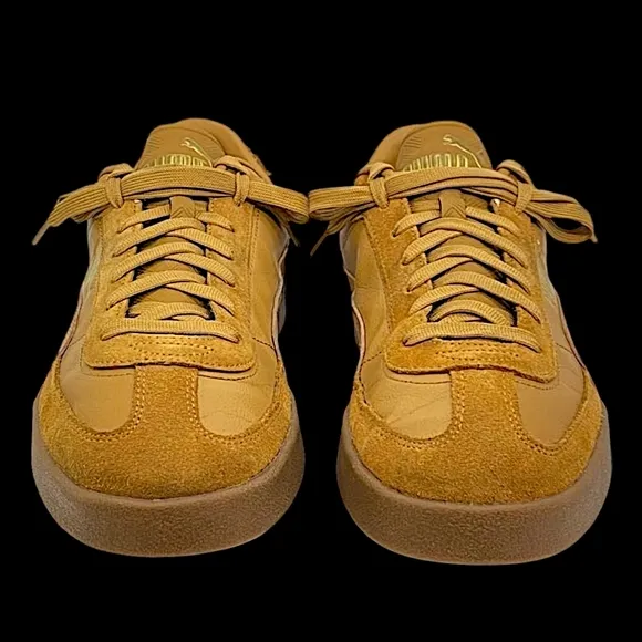 PUMA Club II Era Sneakers - Caramel (Brown/Tan) | Mens Size 12 | Suede &amp; Leather