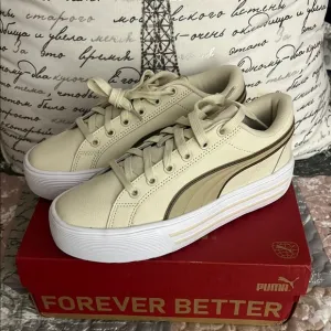 Puma Cream platform Shoes/Sneakers