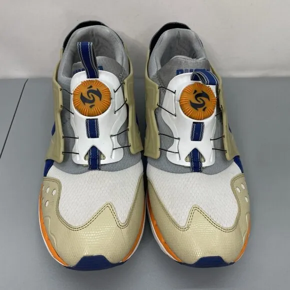 Puma Disk System Sneakers Shoes Athletic Training Tan Gray Mens 12