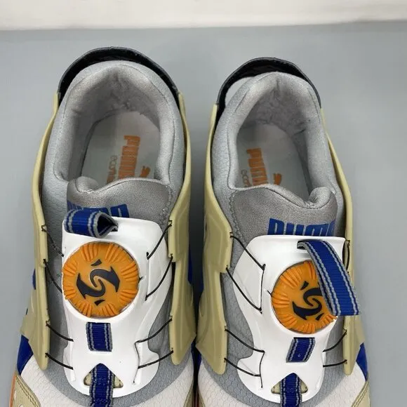 Puma Disk System Sneakers Shoes Athletic Training Tan Gray Mens 12